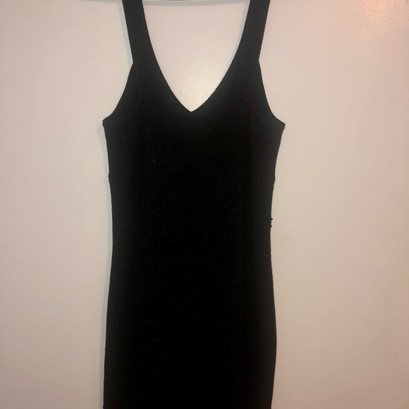 Sexy Black Express V-Neck dress Size S - Picture 3 of 4